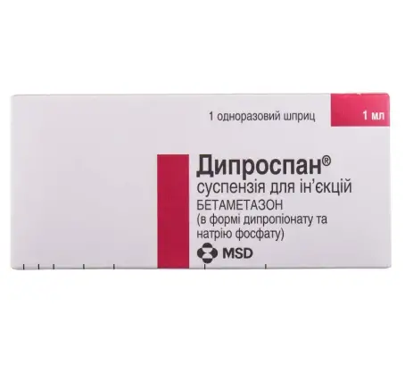 Дипроспан 1 мл сусп. для ін. шприц
