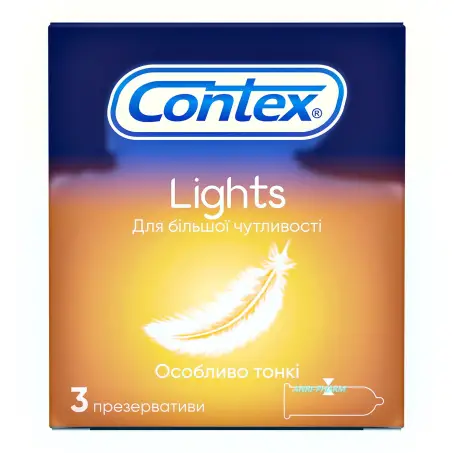 Презервативы CONTEX Lights особо тонкие №3