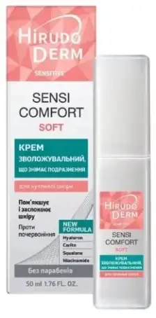 КРЕМ HIRUDO DERM SENSI COMFORT SOFT зволож. знім. подразн. 50 мл