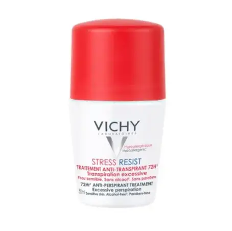 Дезодорант-антиперспирант шариковый Vichy 72h Stress Resist интенсивный, 50 мл