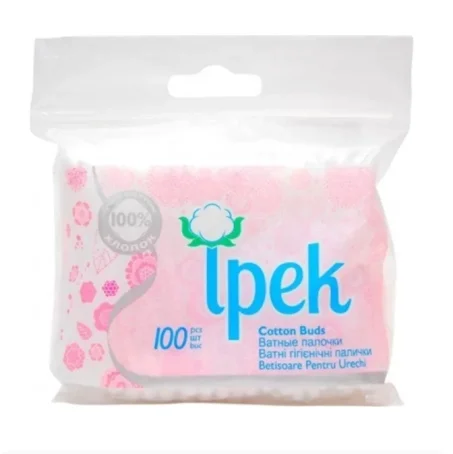 Ватні палички Ipek, 100 шт п/е