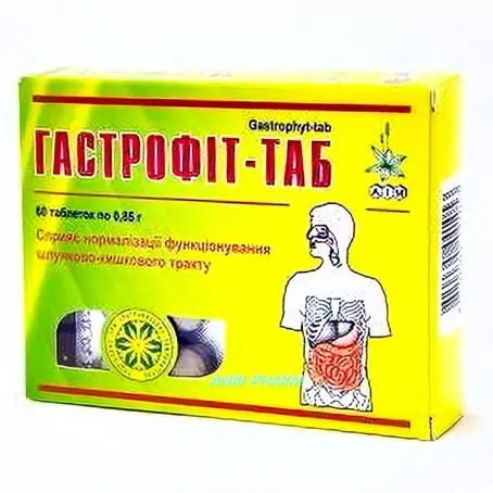 ГАСТРОФІТ-ТАБ 850 мг №60 табл.