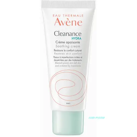Крем для лица Avene Cleanance Hydra успокаивающий для проблемной кожи, 40 мл