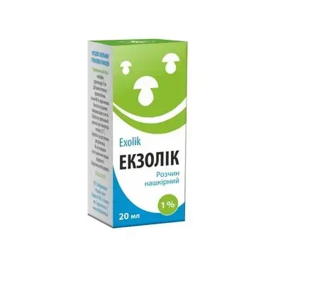 Екзолік 1% 20 мл р-н фл.