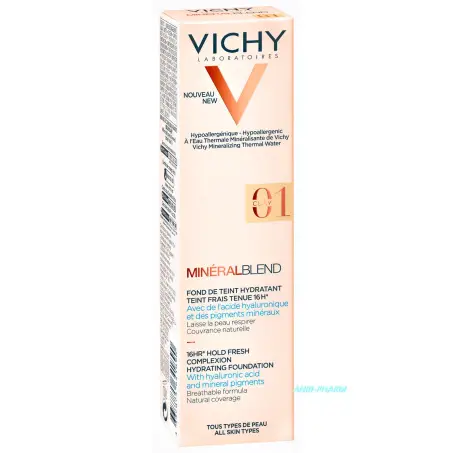 VICHY МИНЕРАЛБЛЕНД СР-ВО УВЛ. ТОНАЛ. д/прид. коже природн. сияющ. вида оттен. 06 30 мл