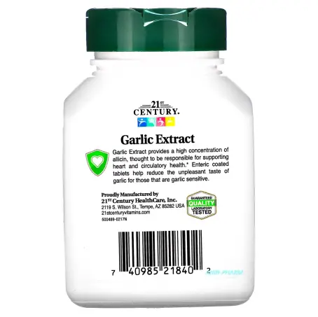 CENTURY ЭКСТРАКТ ЧЕСНОКА №60 таб.