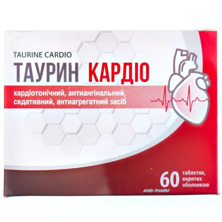 ТАУРИН КАРДІО №60 табл. в/о