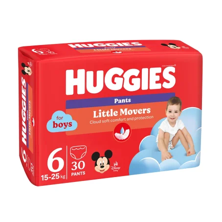 Підгузки-трусики Huggies Pants 6 (15-25 kg) Jumbo 30 Boy дитячі, для хлопчиків, розмір 6, 15-25 кг, 30 шт