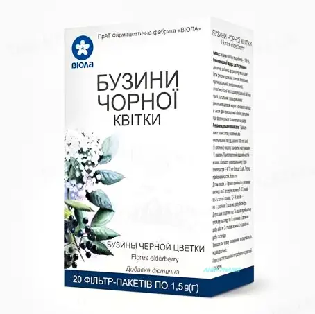 Ф/Ч БУЗИНЫ ЧЕРНОЙ ЦВЕТКИ 1,5 г №20 ф/п