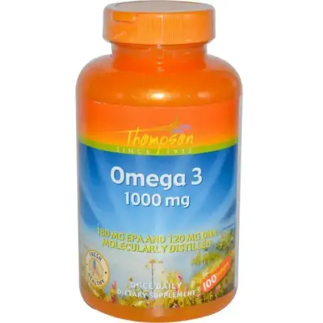 Омега-3 1000 мг Thompson, мягкие капсулы №100
