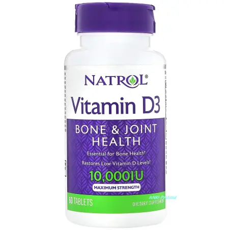 Витамин D3 Natrol Vitamin D3 10,000IU - 60 капсул