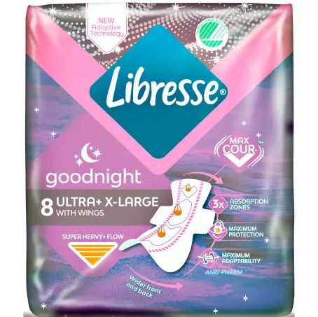 ПРОКЛ LIBRESSE Ultra Thin Goodnight Extra №8