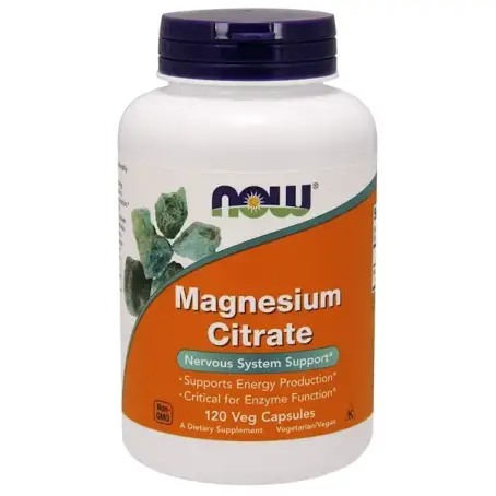 Магнію цитрат NOW Magnesium Сitrate веганські капсули №120