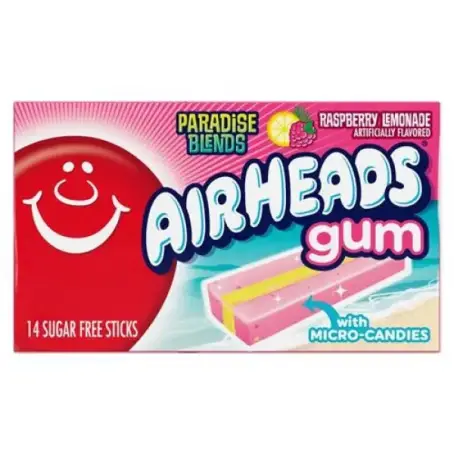 ЖУВ. ГУМКА AIRHEADS raspberry lemonade №14