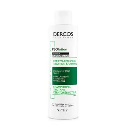 Шампунь Vichy Dercos PSOlution кератолітичний для шкіри голови з проявами лущення і свербіння, 200 мл