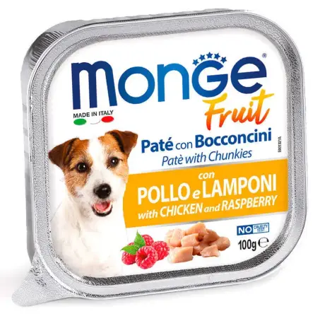 КОРМ ДЛЯ СОБАК MONGE DOG FRUIT курка з малиной 0,1 кг