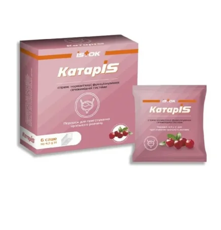 КатарIS порошок для приготовления орального раствора по 4,3 г №6 в саше
