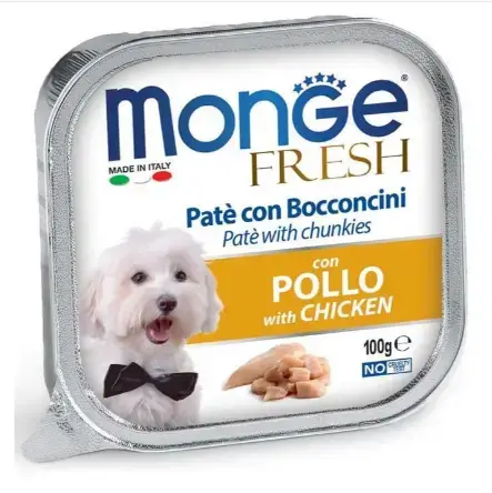 Влажный корм Monge dog Fresh курица,100 г 
