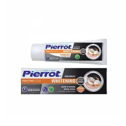 Зубна паста Pierrot Whitening Відбілююча з деревним вугіллям 75 мл Ref.62 