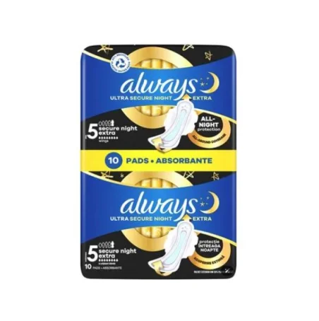Гигиенические прокладки Always Ultra Secure Night Extra Duo №10