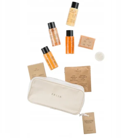 Набор косметики для путешествия Prija в косметичке, 8 шт
