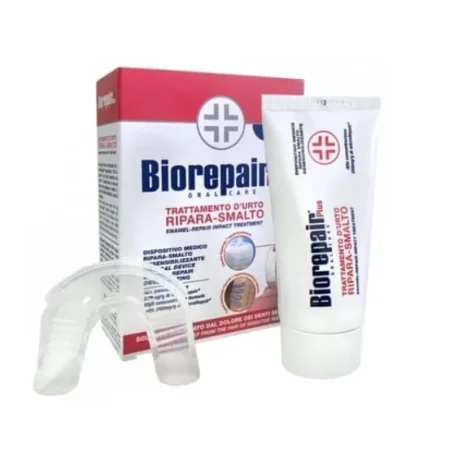 Гель зубной Biorepair Десенситайзер восстанавливающий, комплект с капой, 50 мл