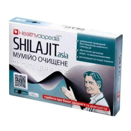 Мумие очищ. таблетки по 0,2 г, 30 шт.