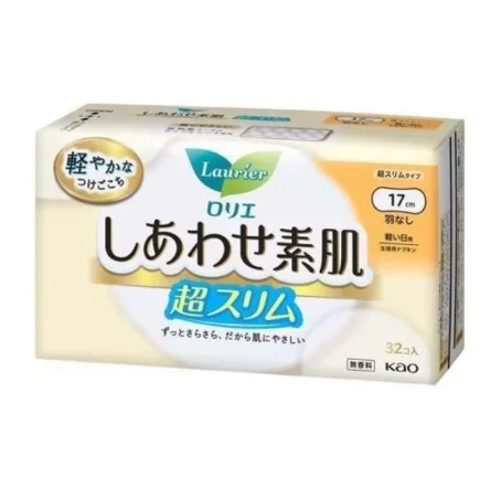 KAO Laurier Happy Skin Ultra Slim ультратонкі гігієнічні прокладки 17 см, 32 шт