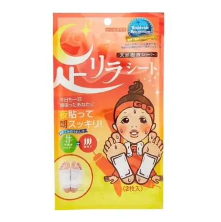 MEGUMI Foot Relax Sheet Chili Pepper детокс-пластыри для ног (перец чили) 2 шт