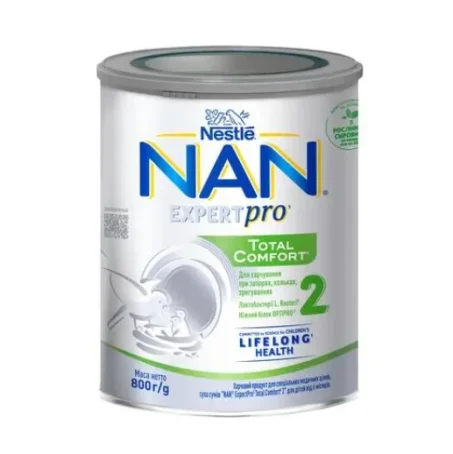 Суміш суха молочна NAN ExpertPro Total Comfort 2 для дітей від 6 місяців, 800 г