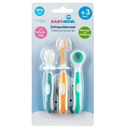 Зубные щетки обучающие Baby-Nova 4 шт