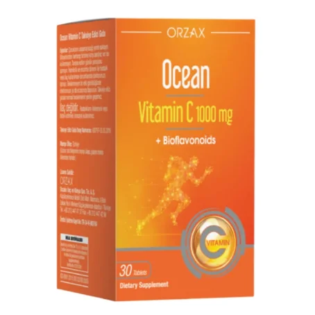 Вітамин С Orzax Ocean Vitamin C 1000 мг, 30 таблеток