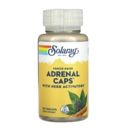 SOLARAY Adrenal Caps Капсули надниркової залози, ліофілізовані сирі 170 мг № 60 капс.