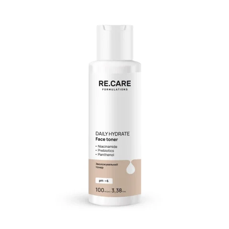 Увлажняющий тонер Daily Hydrate Face Toner RE.CARE, 100 мл