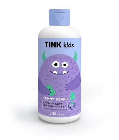 Детское средство для купания 3 в 1 Gummy Bears Tink kids, 500 мл