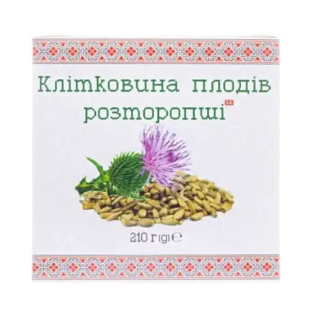 Клетчатка плодов расторопши Фармаком по 210 г в пач.