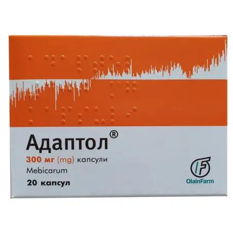 Адаптол капсулы 300 мг блистер №20 - в наличии: 120+ аптек Киев Львов