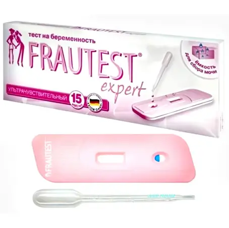 Тест д/опр. беременности Frautest тест-пипетка, expert №0