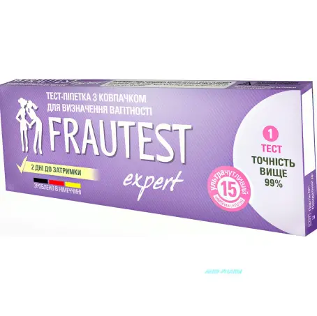 Тест для опр. беременности Frautest тест-пипетка, expert №0