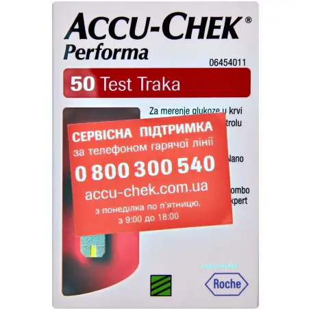 ТЕСТ-СМУЖКИ ACCU-CHEK PERFORMA №50