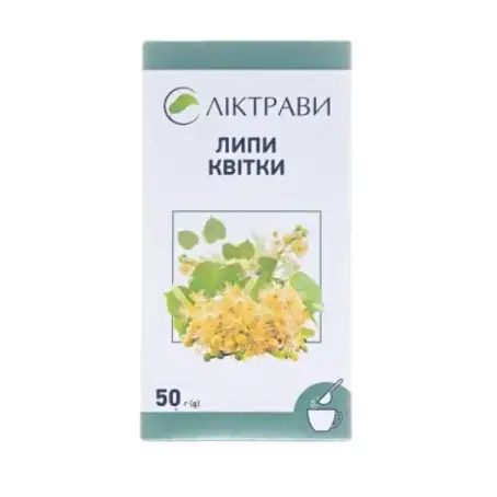 Липы цветы по 50 г в пач. с внут. пак.