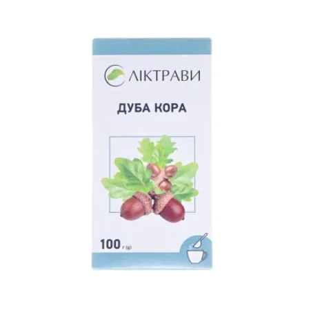 Дуба кора по 100 г в пач. с внут. пак.