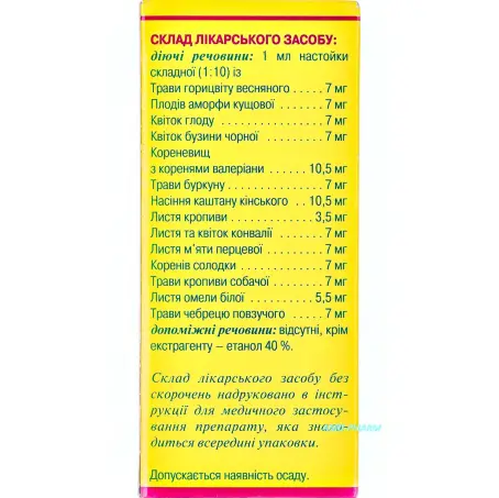 КАРДИОФИТ 100 мл настойка сложная фл. полимер.