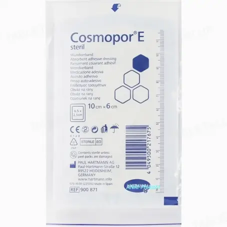 ПОВЯЗКА ПЛАСТЫРНАЯ COSMOPOR E 10см Х 6см СТЕРИЛ.