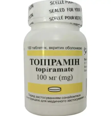 Топірамін 100 мг №100 табл. в/о