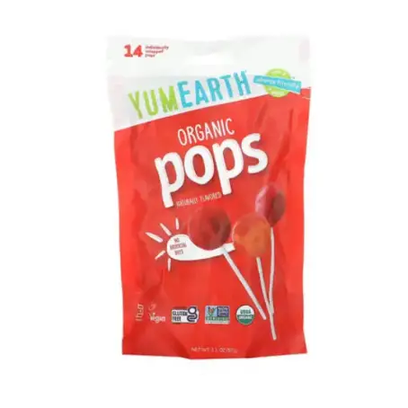 Леденцы органические YumEarth ассорти, 87 г