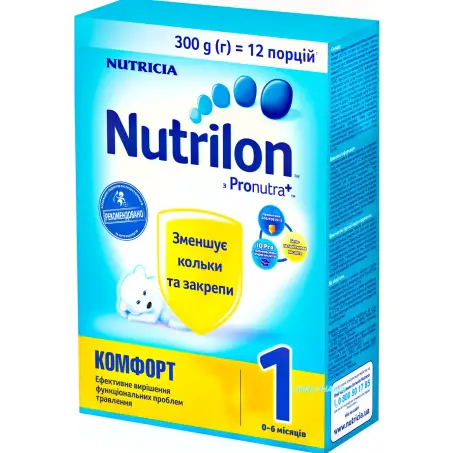 Смесь молочная NUTRILON Комфорт 1, 0-6 мес, 300 г