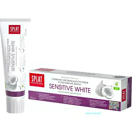  Зубна паста SPLAT PROFESSIONAL SENSITIVE WHITE 100 мл