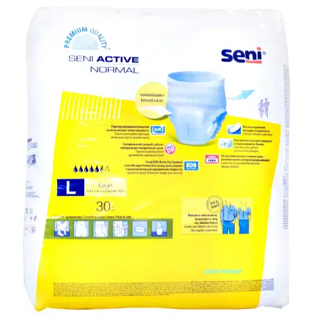 ТРУСИ ПОГЛИН. Д/ДОР. SENI ACTIVE normal large №30