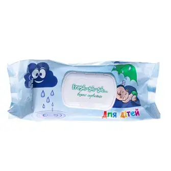 Серветки вологі Fresh-sh-sh дитячі антибактеріальні, 120 шт